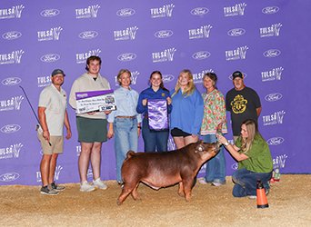 Champion Duroc Barrow
2025 Tulsa State Fair