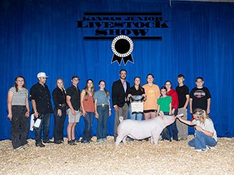 4Th overall all gilt & champion Yorkshire
2025 KS Livestock Show