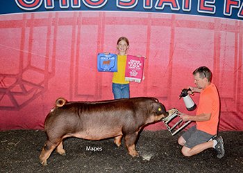 4th overall divison 2 duroc gilt
2025 OH State Fair