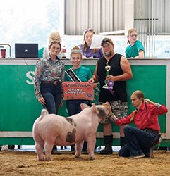 Grand Champion gilt
2025 Scioto County-OH
