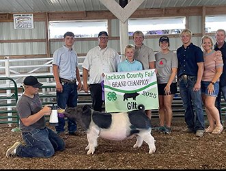 Grand champion gilt
2025 Jackson County-IN