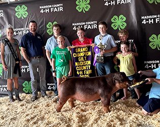 Grand champion gilt
2025 Madison County-IN