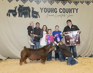 Grand champion market hog
2026 Young County-TX
