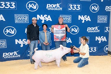 $45,000 GRAND CHAMPION YORKSHIRE BOAR
2026 STC