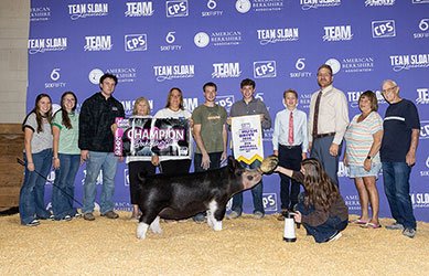 5th overall team purebred gilt & champion berkshire
2026 Team Purebred Music Drive Regional